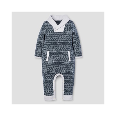 Baby Boys' Long Sleeve Romper