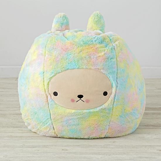 Land of Nod Small Bunny Bean Bag Chair