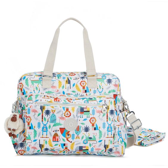 Kipling USA Alanna Printed Diaper Bag - Bundle Of Love