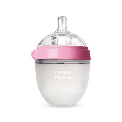 Comotomo Baby Bottle in Pink
