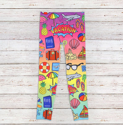 Make a vacation statement with leggings by Corey Paige for Malibu Sugar