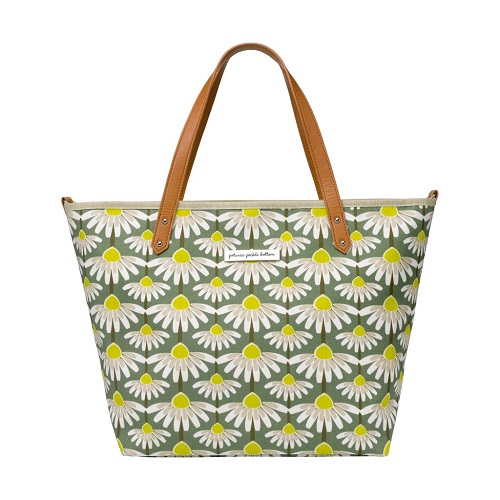 Petunia Picklebottom Downtown Tote - Glazed Coated Canvas, Mistelbach Meadows