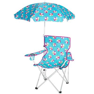 3C4G Umbrella Chair Set Beach Ball Design 