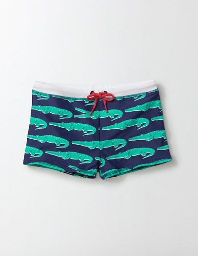Boden Swim Trunks - Navy Crocs