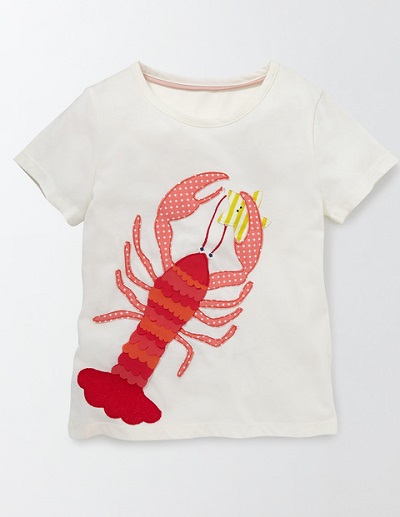 Boden Aquatic Appliqué T -Shirt 
