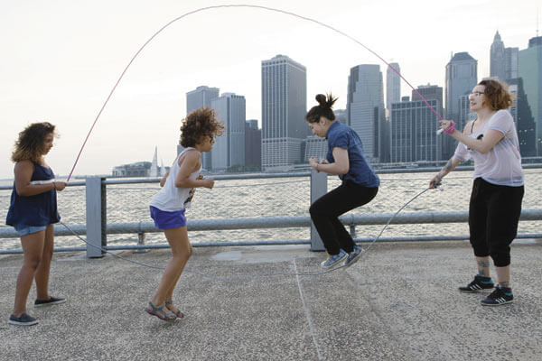 Double the fun: Open Ropes teaches Double-Dutch in Brooklyn Bridge Park