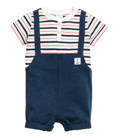 H&M Jersey Sailor Jumpsuit