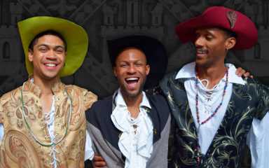 All for one and one for all: ‘The Three Musketeers’ drop into Marcus Garvey Park