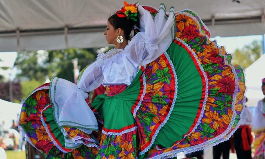 Mexican Family Dance At Esplanade Plaza