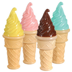 Mini Scented Ice Cream Bubbles from the Pink Olive
