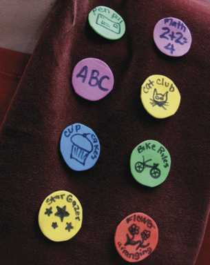 Make brag sashes to celebrate your amazing child