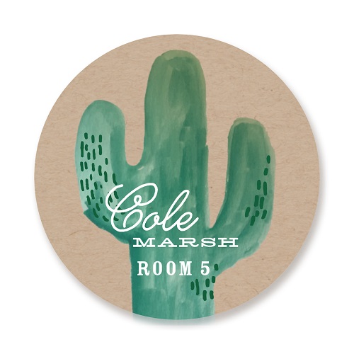 Cactus Coolness: Name Lables