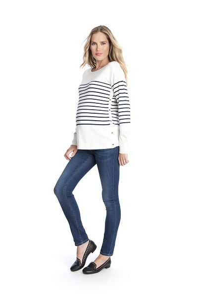 Striped Sweater (That's Great For Nursing, Too)