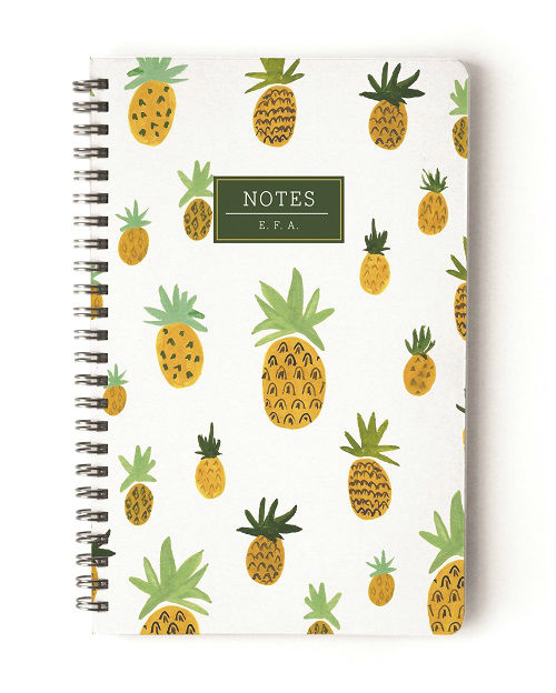 Pineapple Panache: Notebook 