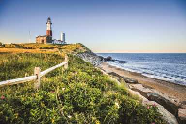 Lighthouse at Montauk point, Long Islans