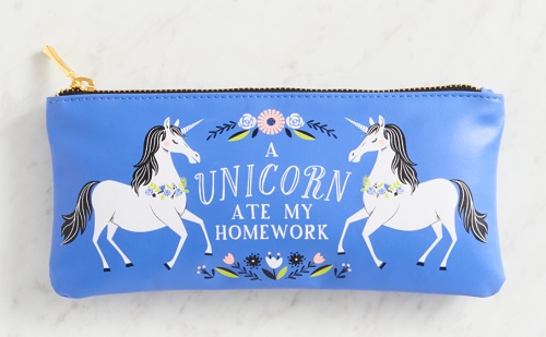 Unique Unicorns: Pencil Case