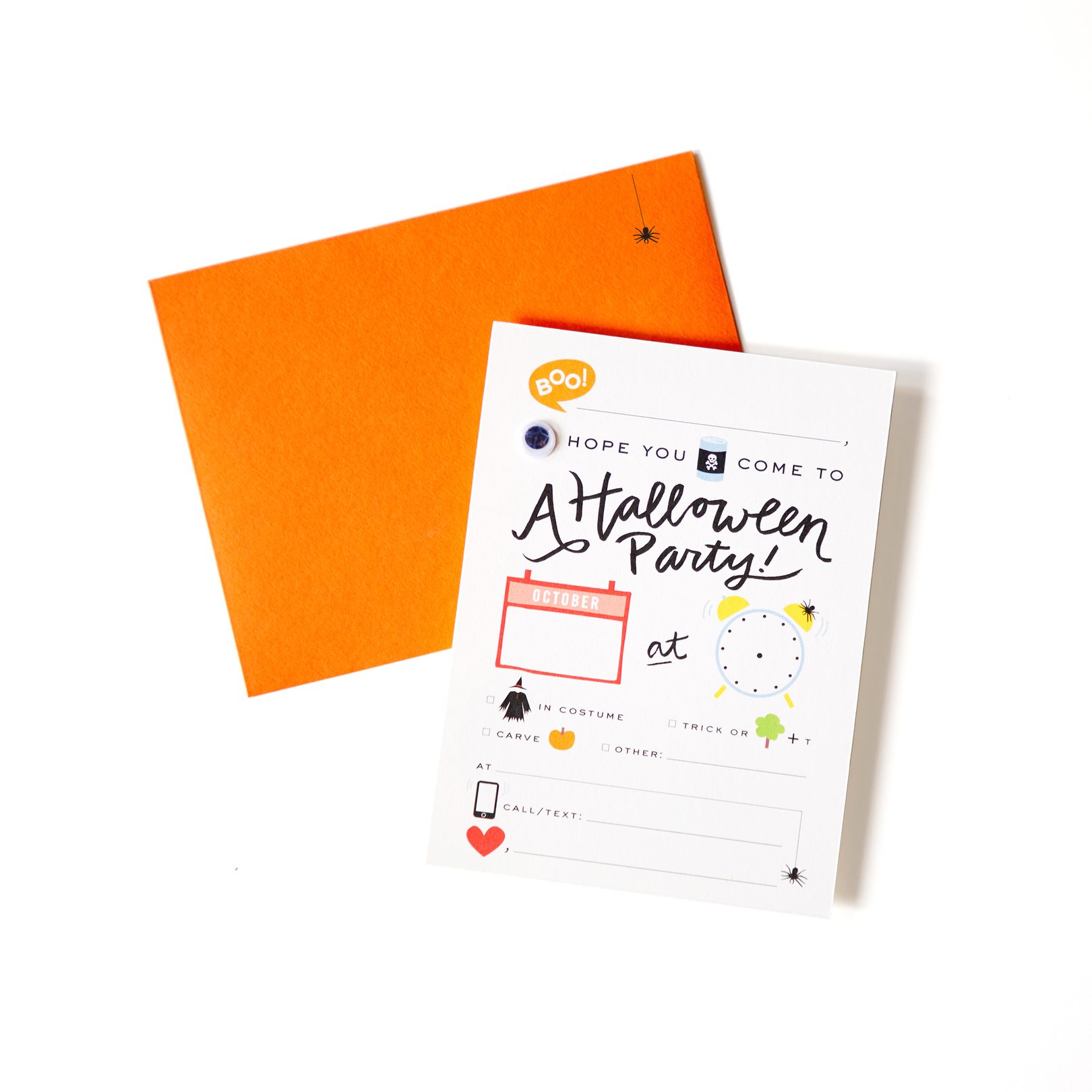 Cheree Berry Paper Halloween Party Fill-In Invitations from Maisonette