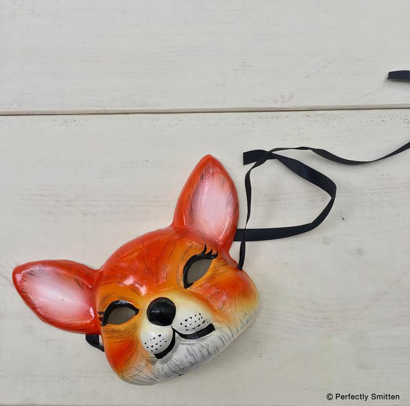 OMM Design Hand-Painted Fox Mask from Perfectly Smitten