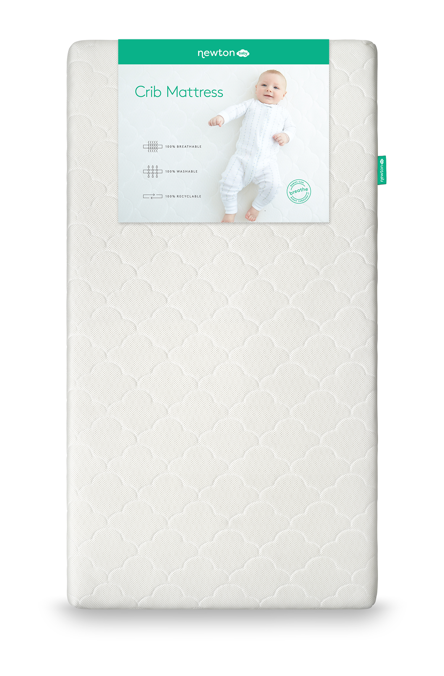 Place baby to sleep on a firm mattress covered by a fitted sheet 