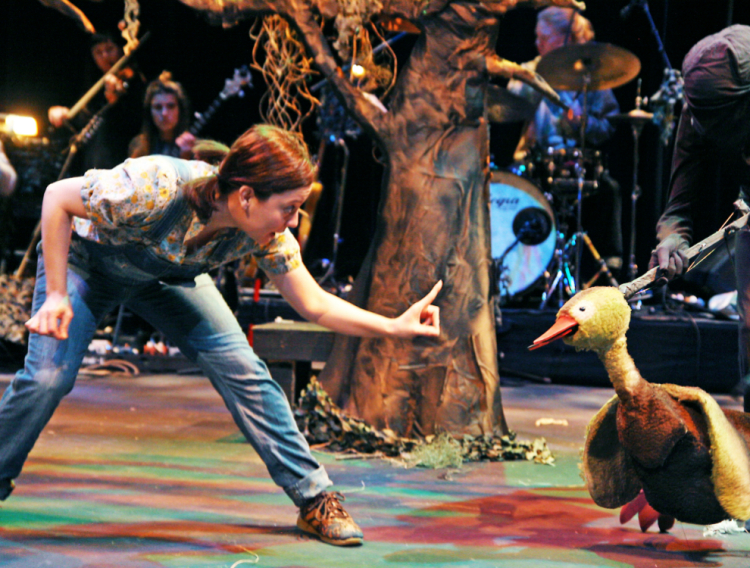 Petra And The Wolf On Stage At Kingsborough