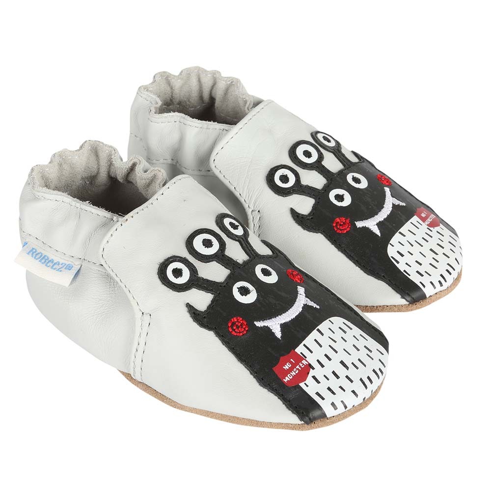 Robeez Monster Mash Baby Shoes, Soft Soles