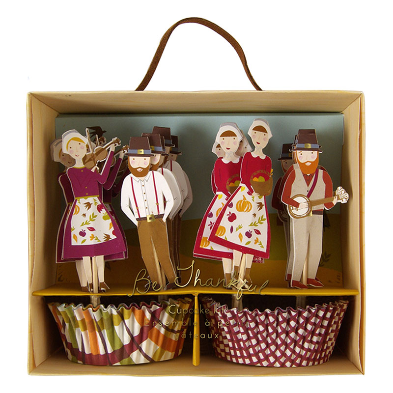 Be Thankful Pilgrims Cupcake Kit