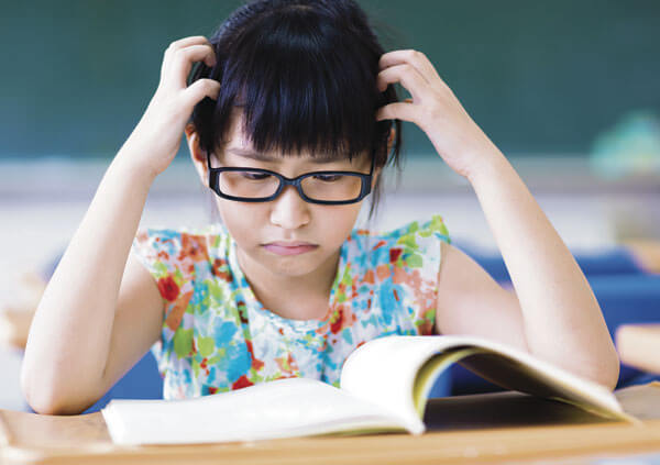 Work diligently to correct your child’s reading problems