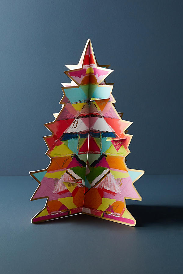 Teil Art Colorful Tree Advent Calendar 