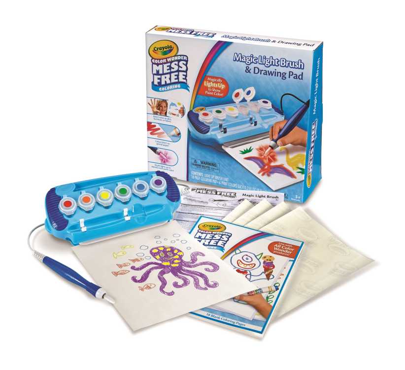 Crayola Color Wonder Magic Light Brush & Drawing Pad