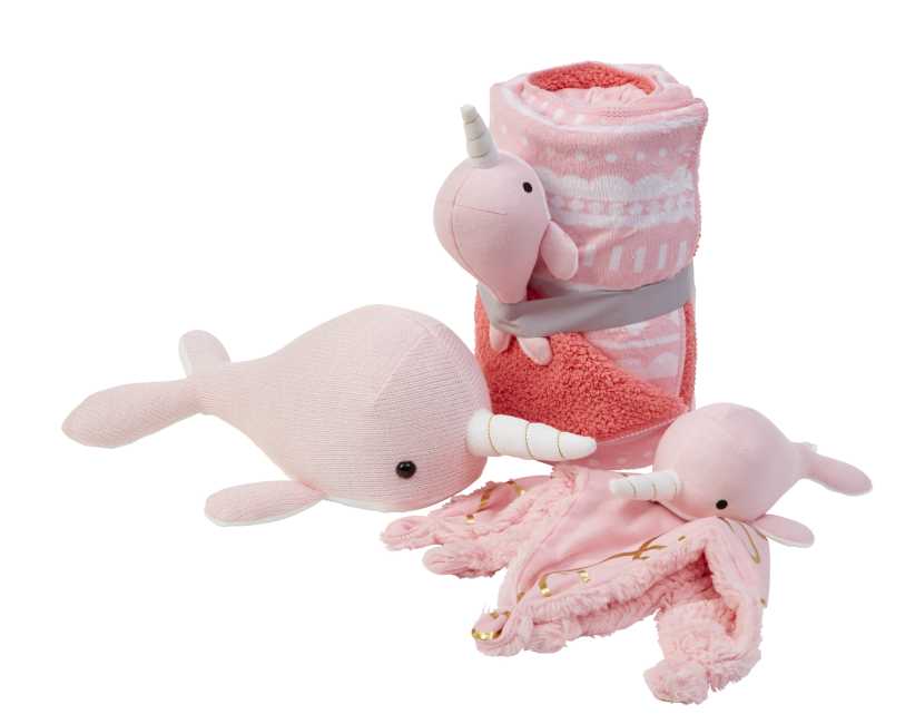 Cloud Island Baby Velboa Blanket and Rattle