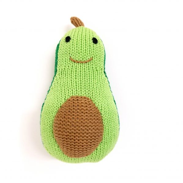 Estella Organic Baby Toy - Avocado Rattle