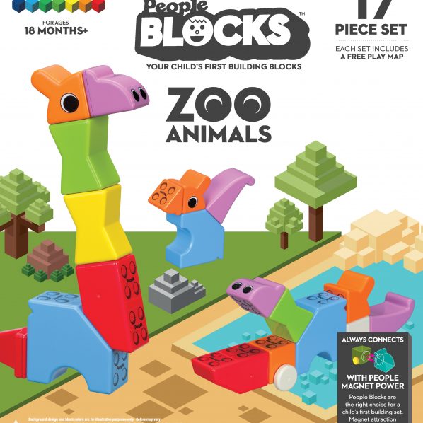 People Toy Co. People Blocks Zoo Animals