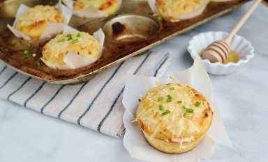 Savory Honey Muffins On The Move (Photo Cred – National Honey Board)