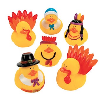 Thanksgiving Rubber Duckies