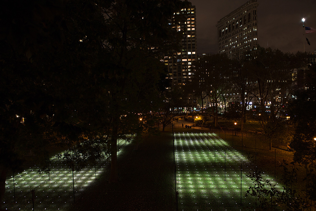 Erwin Light Up Art Installation at Madison Square Park 