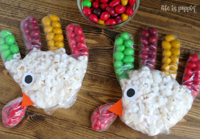 Popcorn Turkey Treat Bags