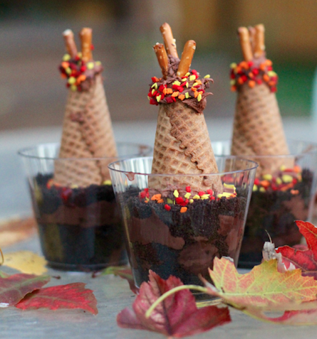 Teepee Dirt Cups