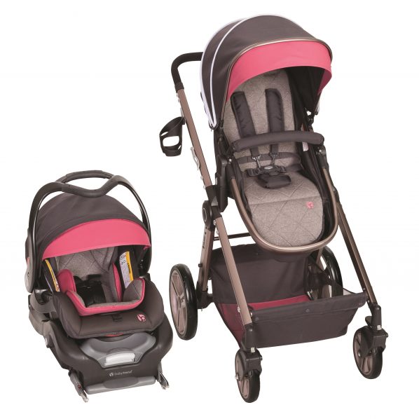 Baby Trend Go Lite Sprout Travel System in Rose Gold