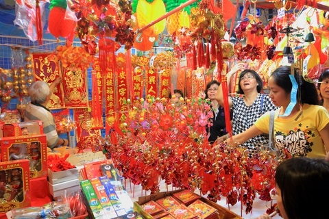 Chinese New Year Temple Bazaar