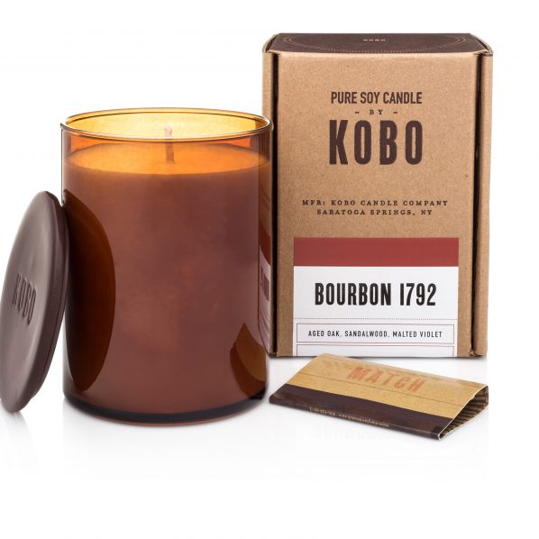 Kobo Candles Bourbon 1792 Pure Soy Candle