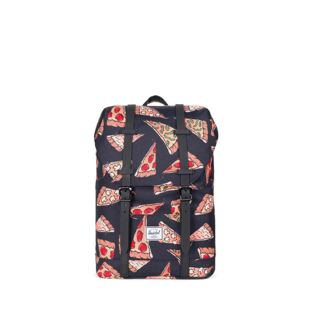 Black Pizza Retreat Youth Backpack
