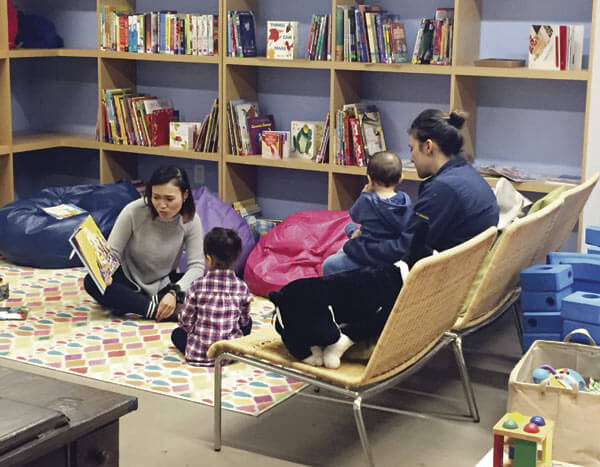 Youngsters can enjoy storytime in English and Mandarin