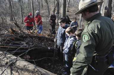 Seeking shelter: Children learn shelter-building hacks in wilderness workshop