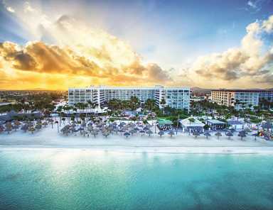 Aruba Marriott Resort_Drone Sunrise 2