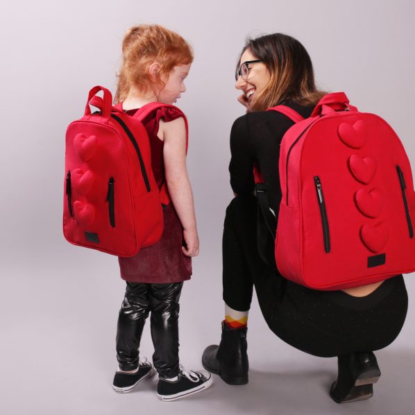 7 A.M. Voyage Heart Backpacks