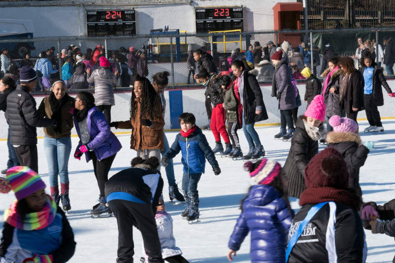 Soul on Ice: Winter Skating Party at Lasker Rink