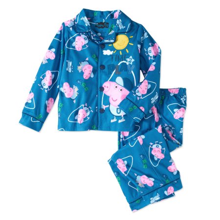 Peppa Pig George Toddler Boys Button Front Pajamas