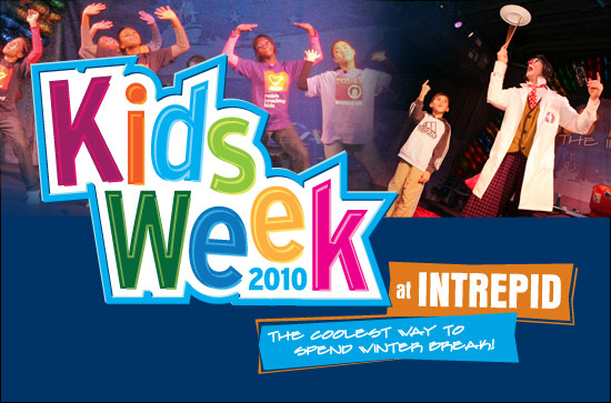 Kids Week at the Intrepid Museum