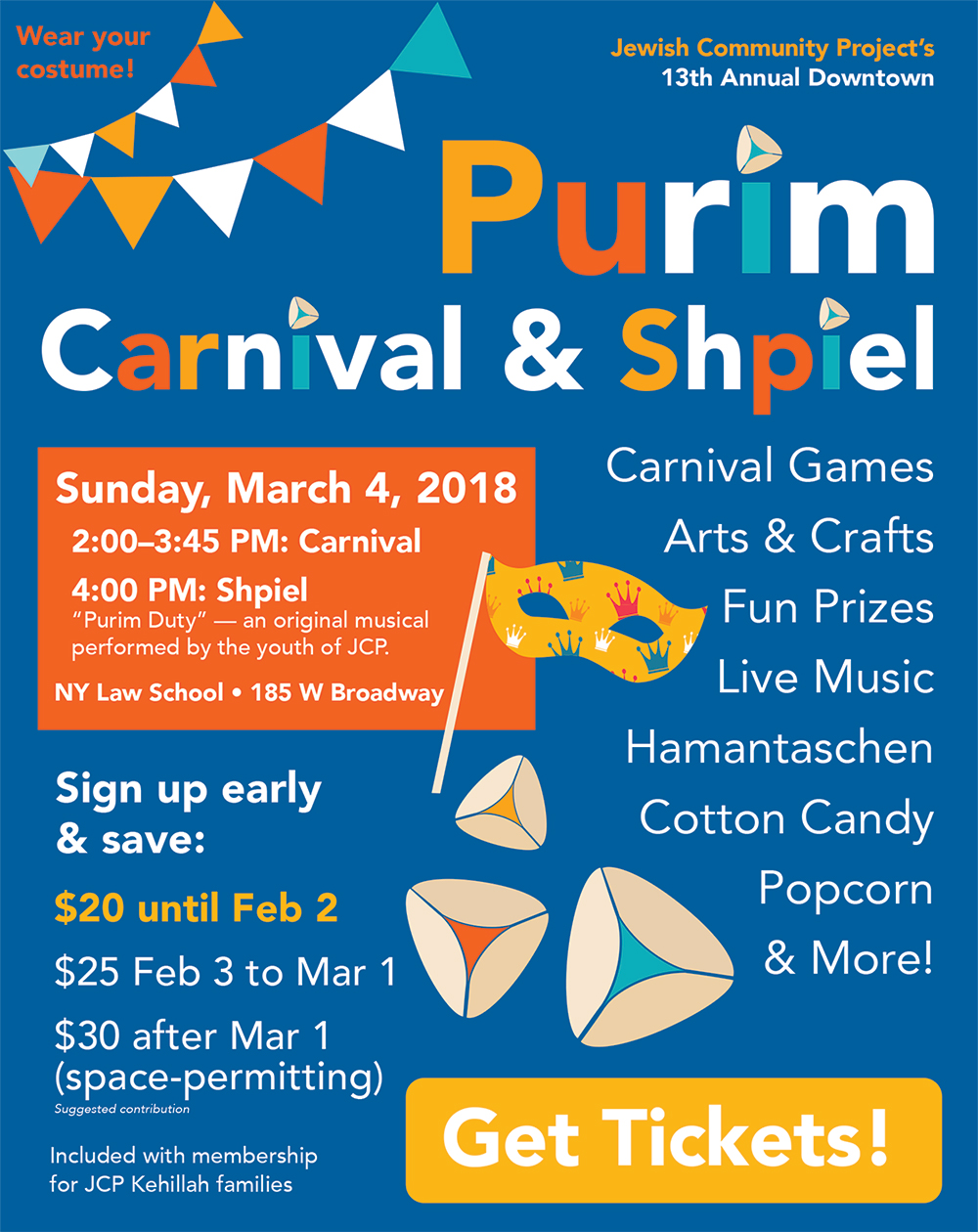 JCP Purim Carnival & Shpiel