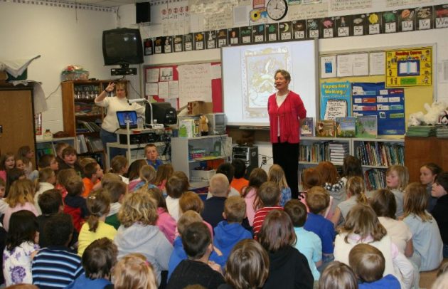 kids on floor in classroom